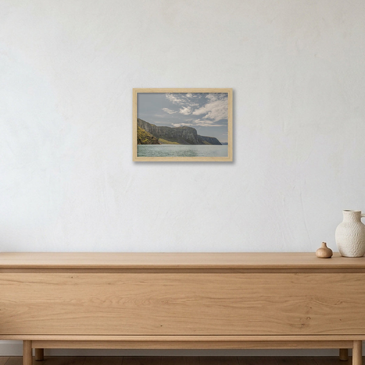 Ilulissat Landscape #9 — A4 (30×21cm, 12×8") Oak Frame