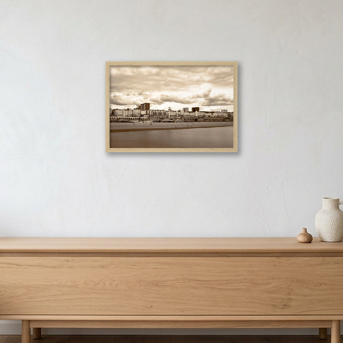 Brighton #1 — 45×30cm, 18×12" Oak Frame