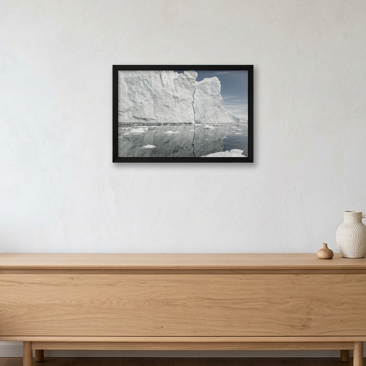 Disko Bay #11 — 45×30cm, 18×12" Black Frame