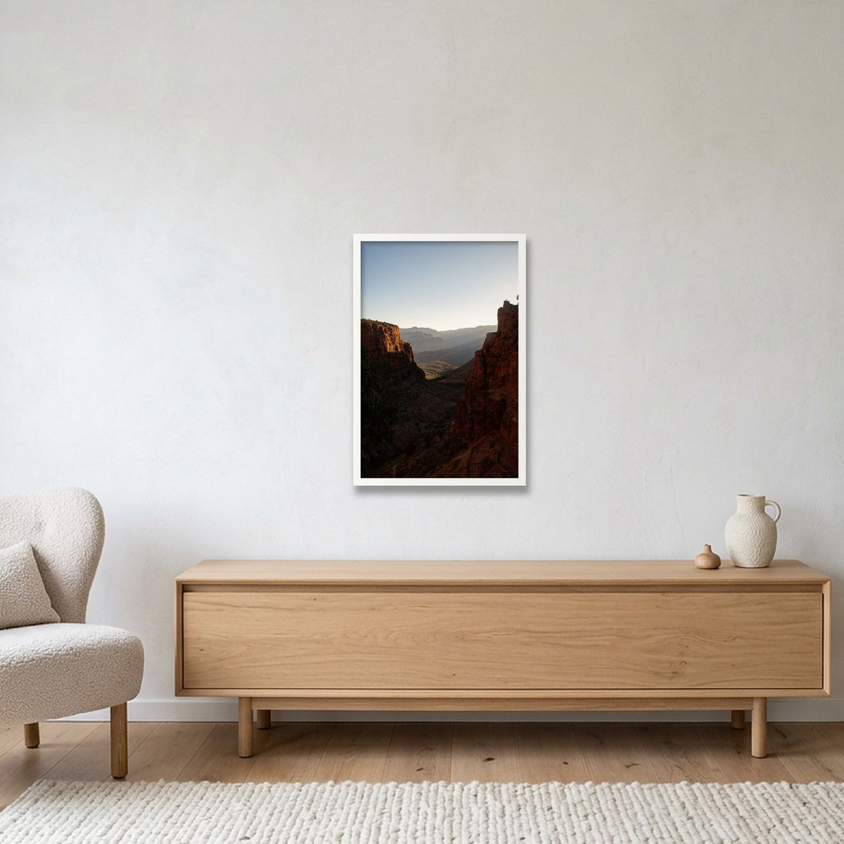 Grand Canyon #2 — 40×60cm, 16×24" White Frame