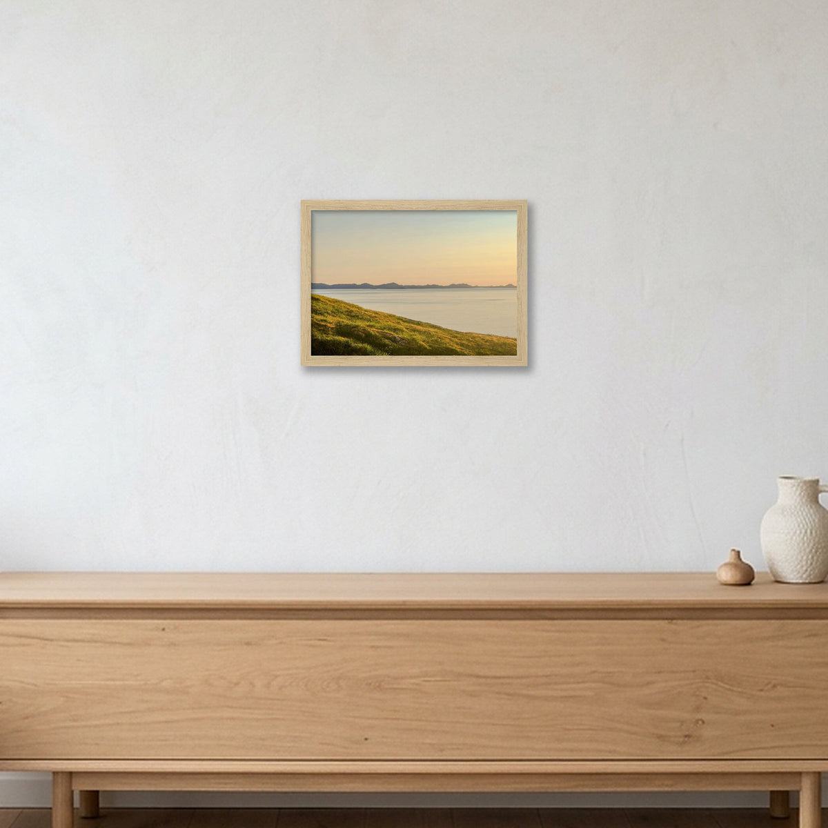 Ilulissat Landscape #15 — A4 (30×21cm, 12×8") Oak Frame