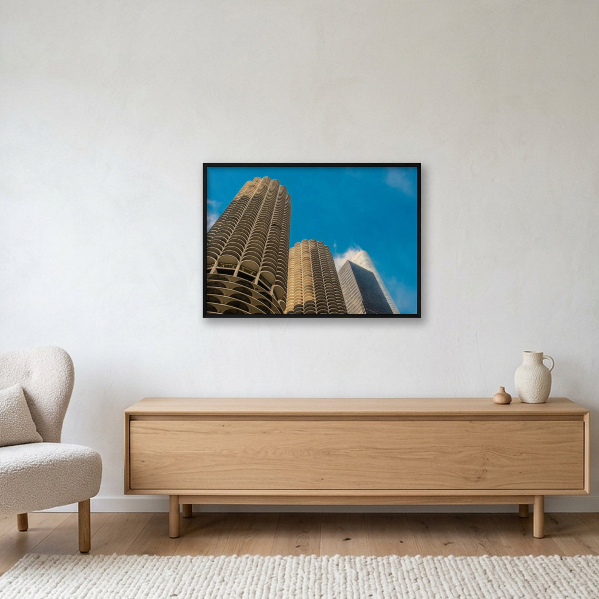 Chicago #6 — 100×70cm, 39×28" Black Frame