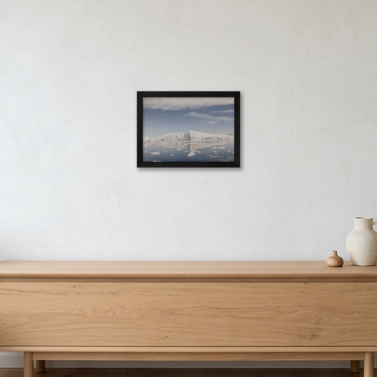 Disko Bay #7 — A4 (30×21cm, 12×8") Black Frame