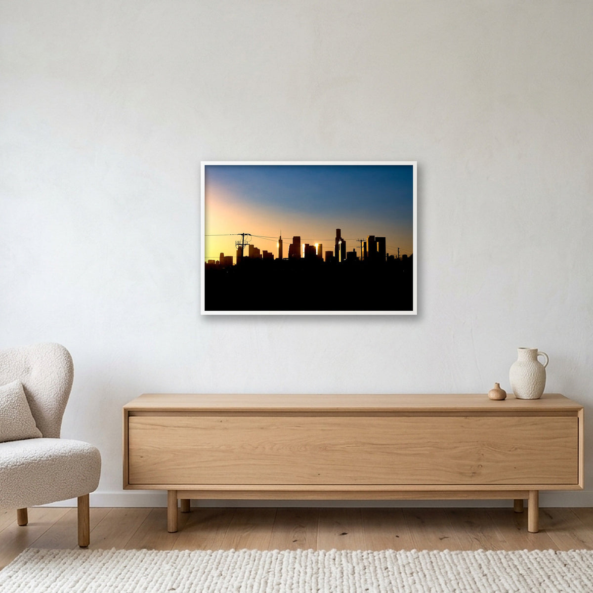 Los Angeles #2 — 100×70cm, 39×28" White Frame