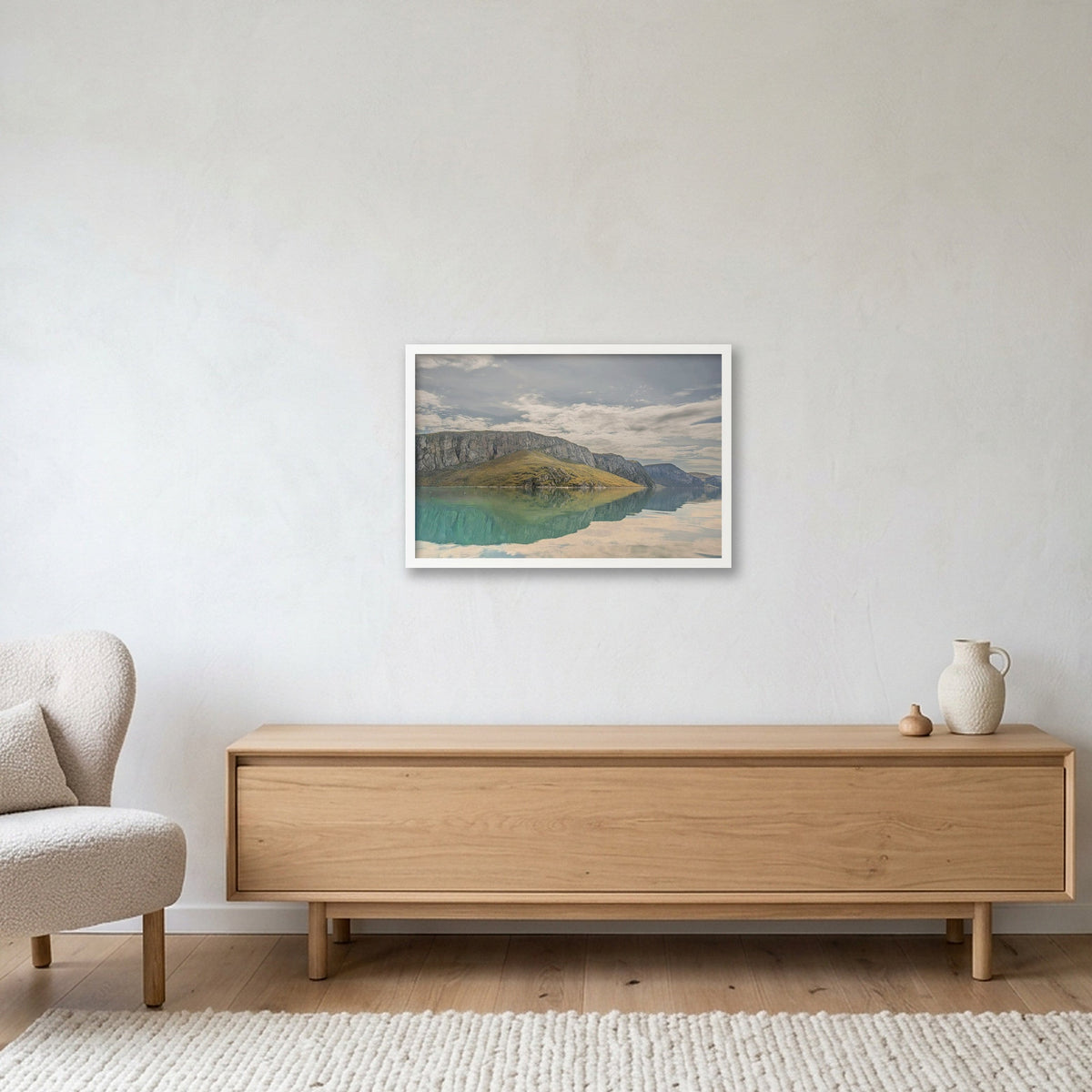 Ilulissat Landscape #11 — 60×40cm, 24×16" White Frame