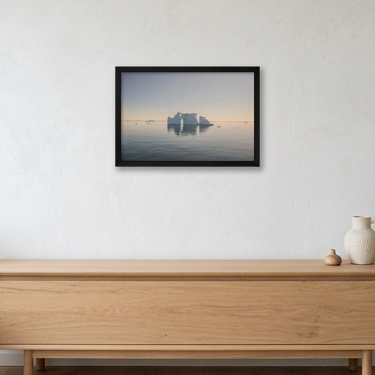 Disko Bay #1 — 45×30cm, 18×12" Black Frame