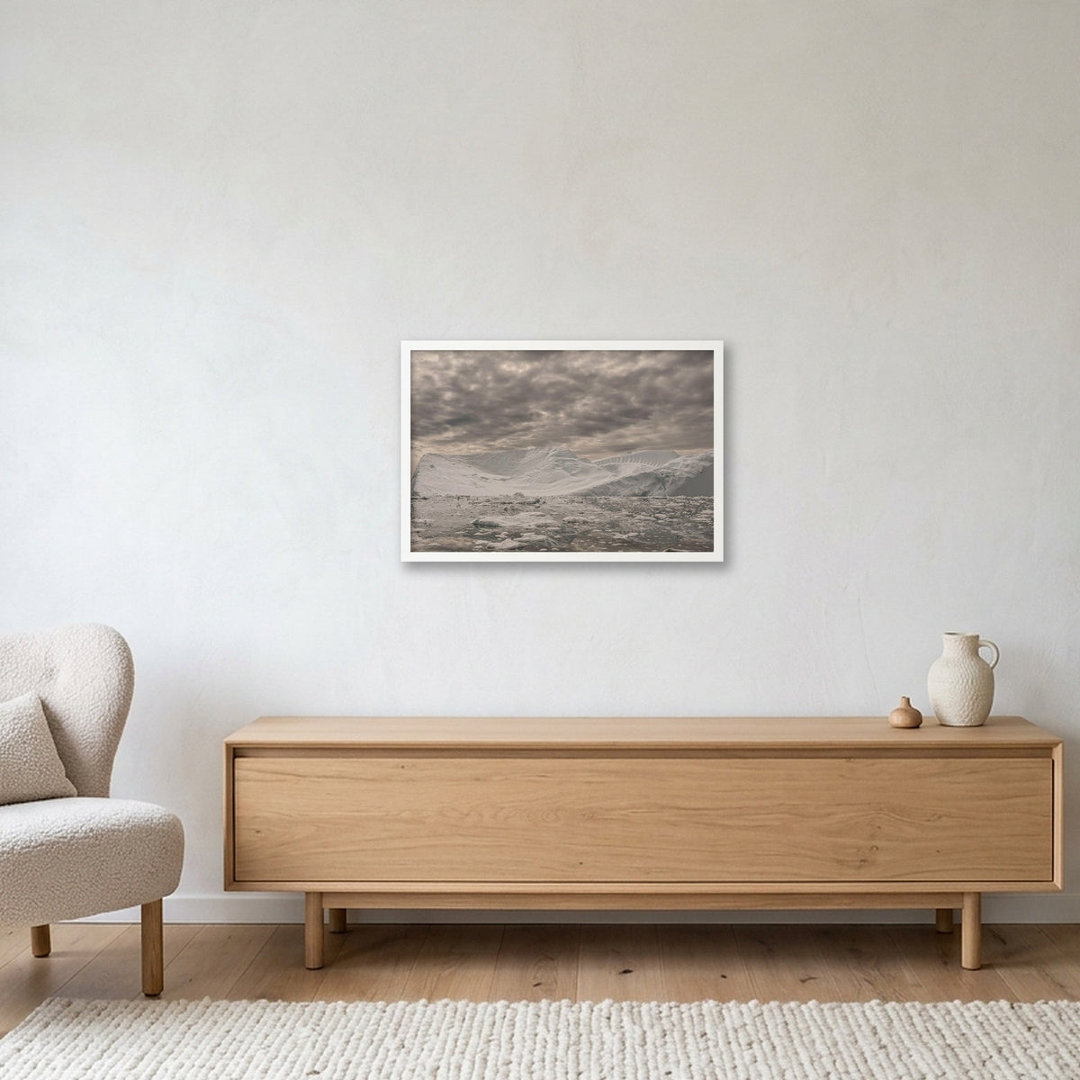 Disko Bay #13 — 60×40cm, 24×16" White Frame