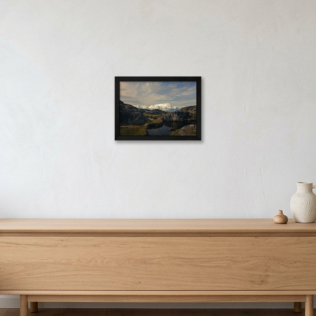 Ilulissat Landscape #6 — A4 (30×21cm, 12×8") Black Frame