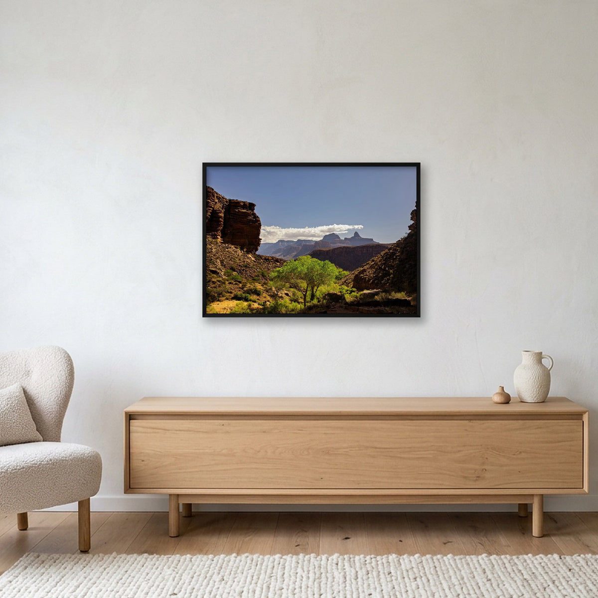 Grand Canyon #11 — 100×70cm, 39×28" Black Frame