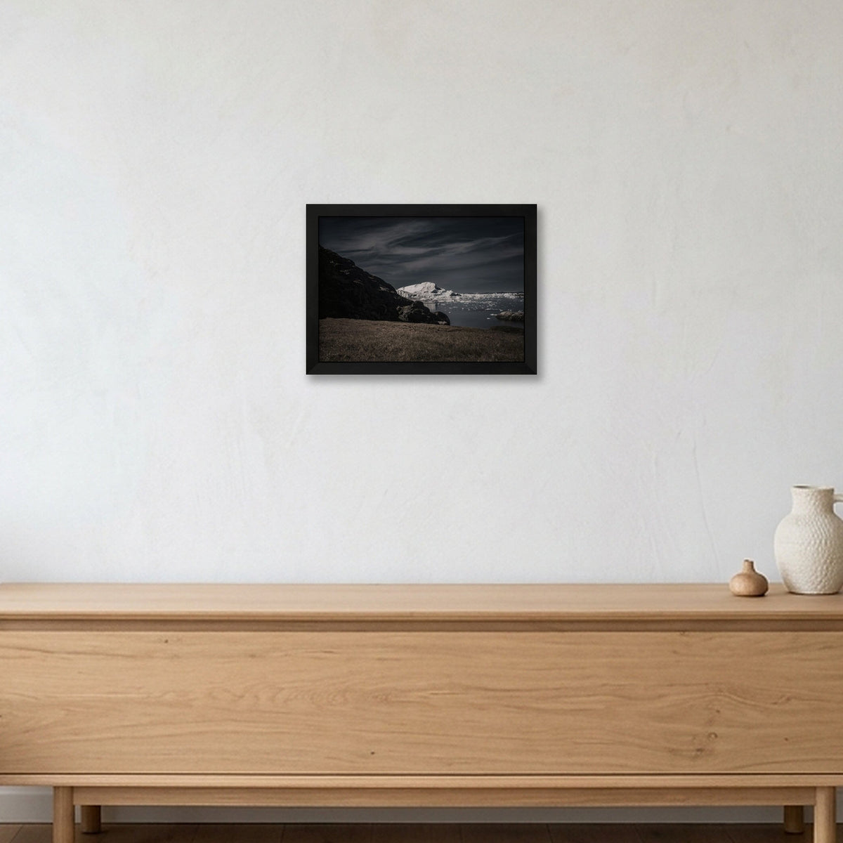 Ilulissat Landscape #8 — A4 (30×21cm, 12×8") Black Frame