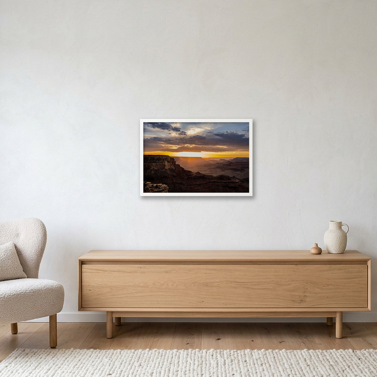 Grand Canyon #13 — 60×40cm, 24×16" White Frame