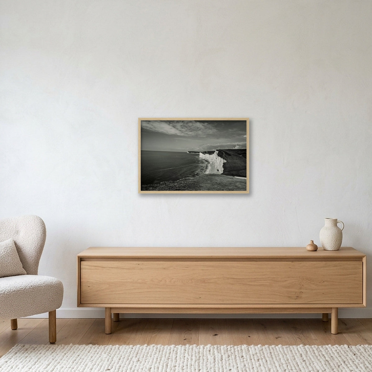 Seven Sisters #5 — 60×40cm, 24×16" Oak Frame