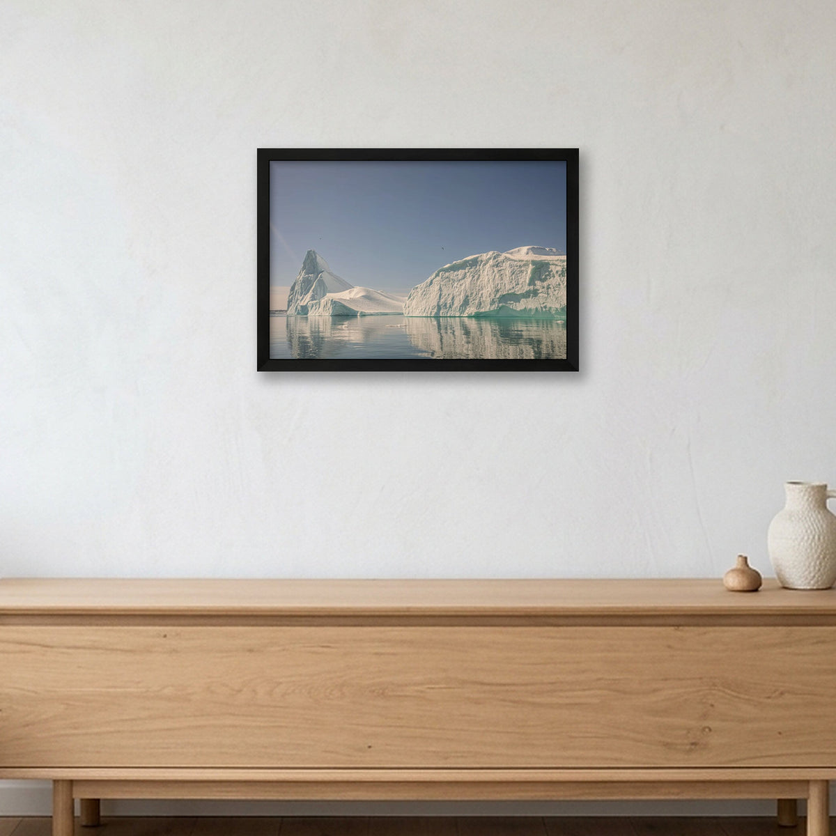 Disko Bay #4 — 45×30cm, 18×12" Black Frame