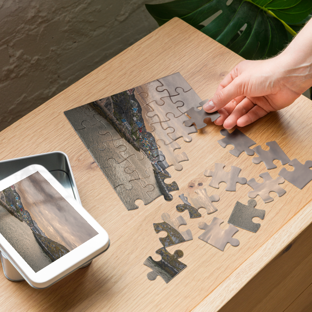 Greenland Houses Jigsaw Puzzle — front view