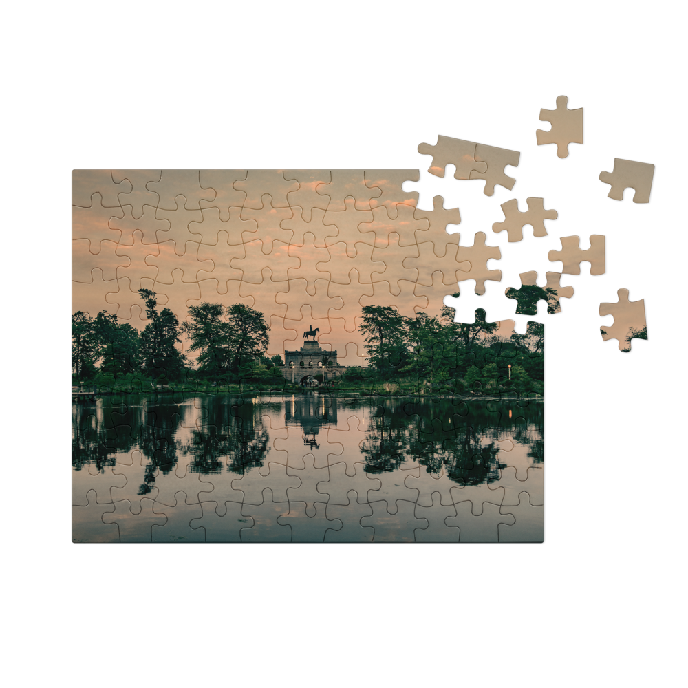 Chicago Reflections Jigsaw Puzzle — front view