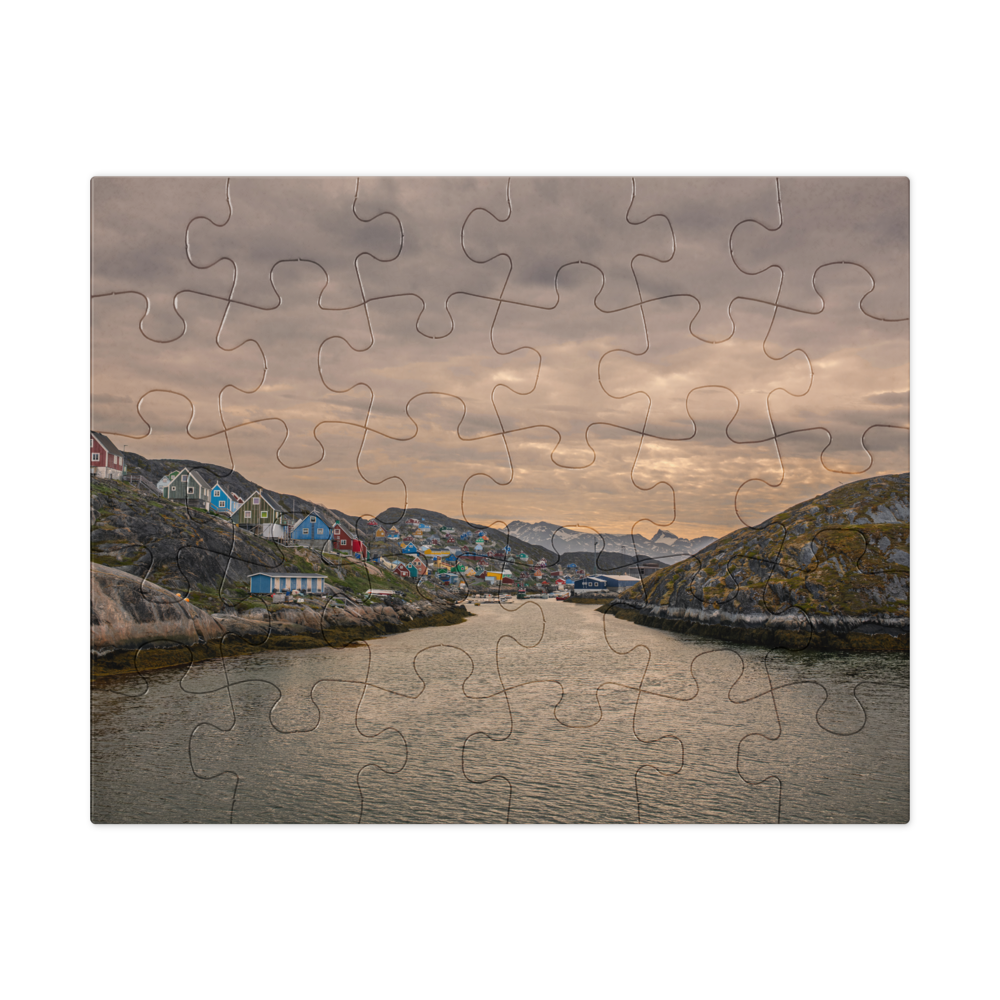 Greenland Houses Jigsaw Puzzle — front view