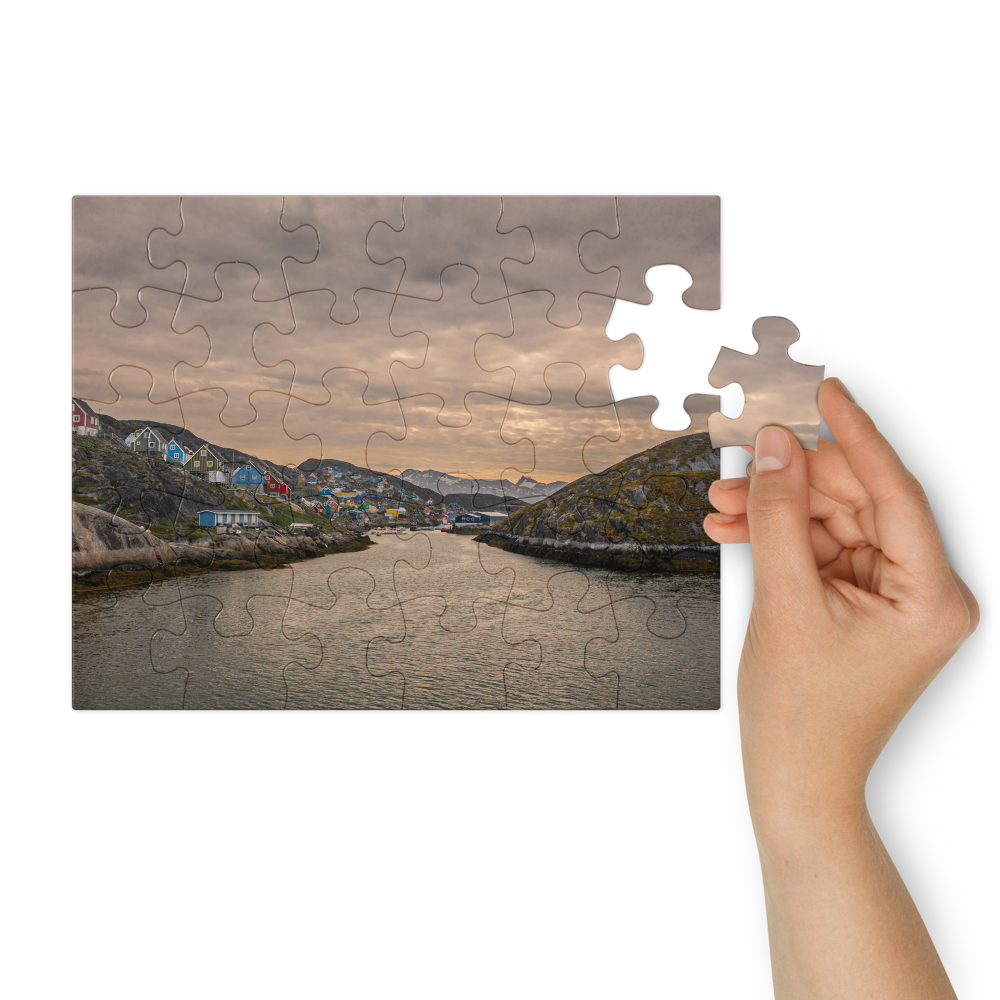 Greenland Houses Jigsaw Puzzle — front view