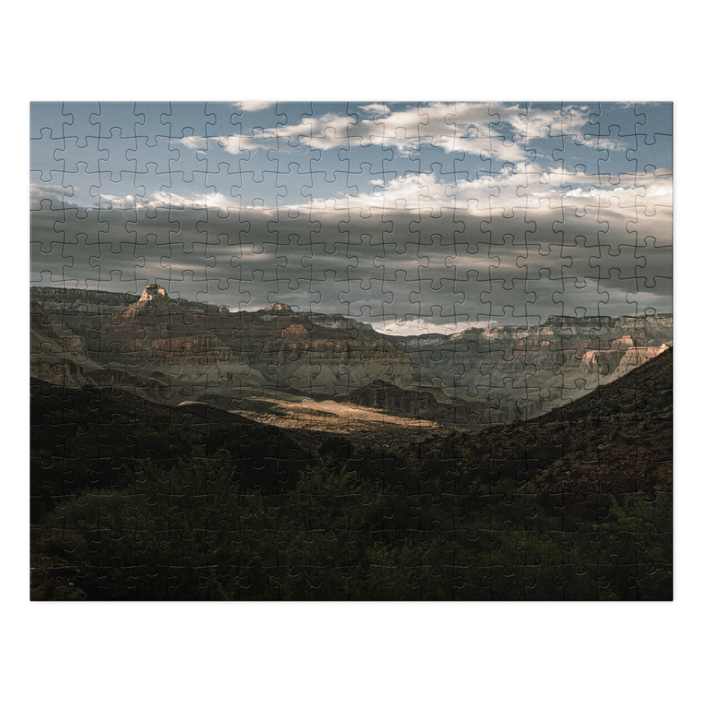 Grand Canyon Clouds Jigsaw Puzzle with storage tin