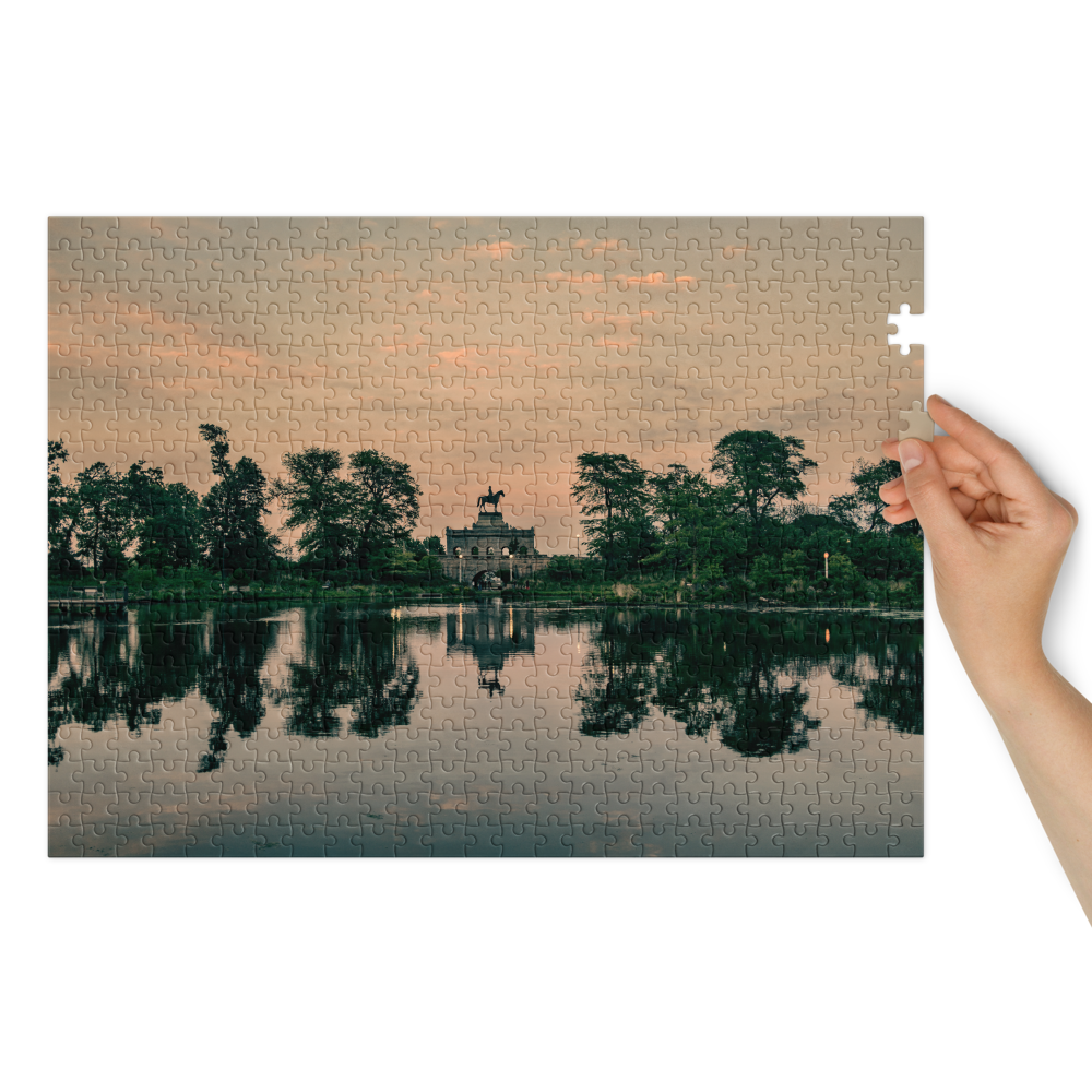 Chicago Reflections Jigsaw Puzzle — front view
