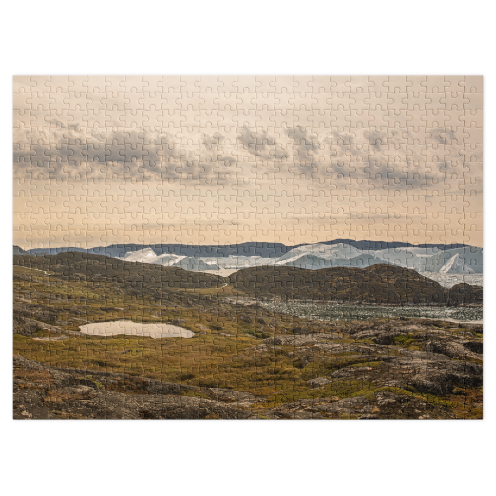 Disko Bay Tundra Jigsaw Puzzle with storage tin