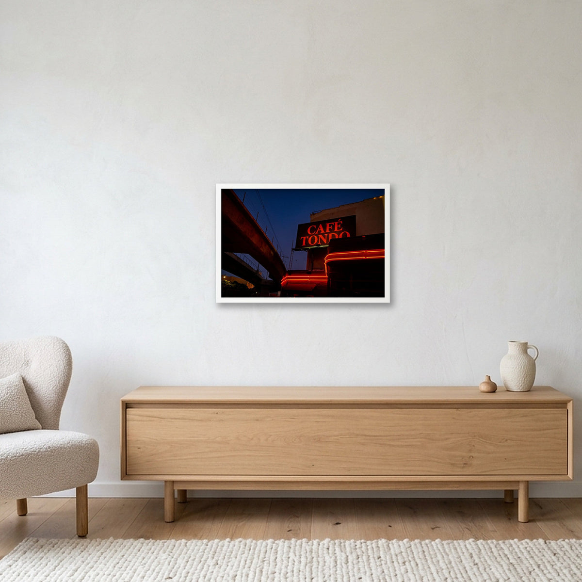 Los Angeles #9 — 60×40cm, 24×16" White Frame