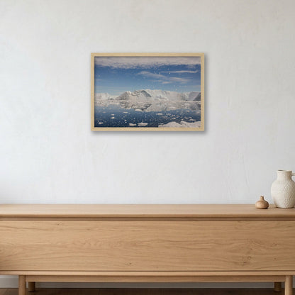 Disko Bay #6 — 45×30cm, 18×12" Oak Frame