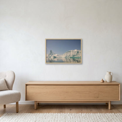 Disko Bay #4 — 60×40cm, 24×16" Oak Frame
