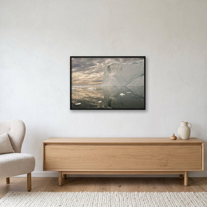 Disko Bay #14 — 100×70cm, 39×28" Black Frame