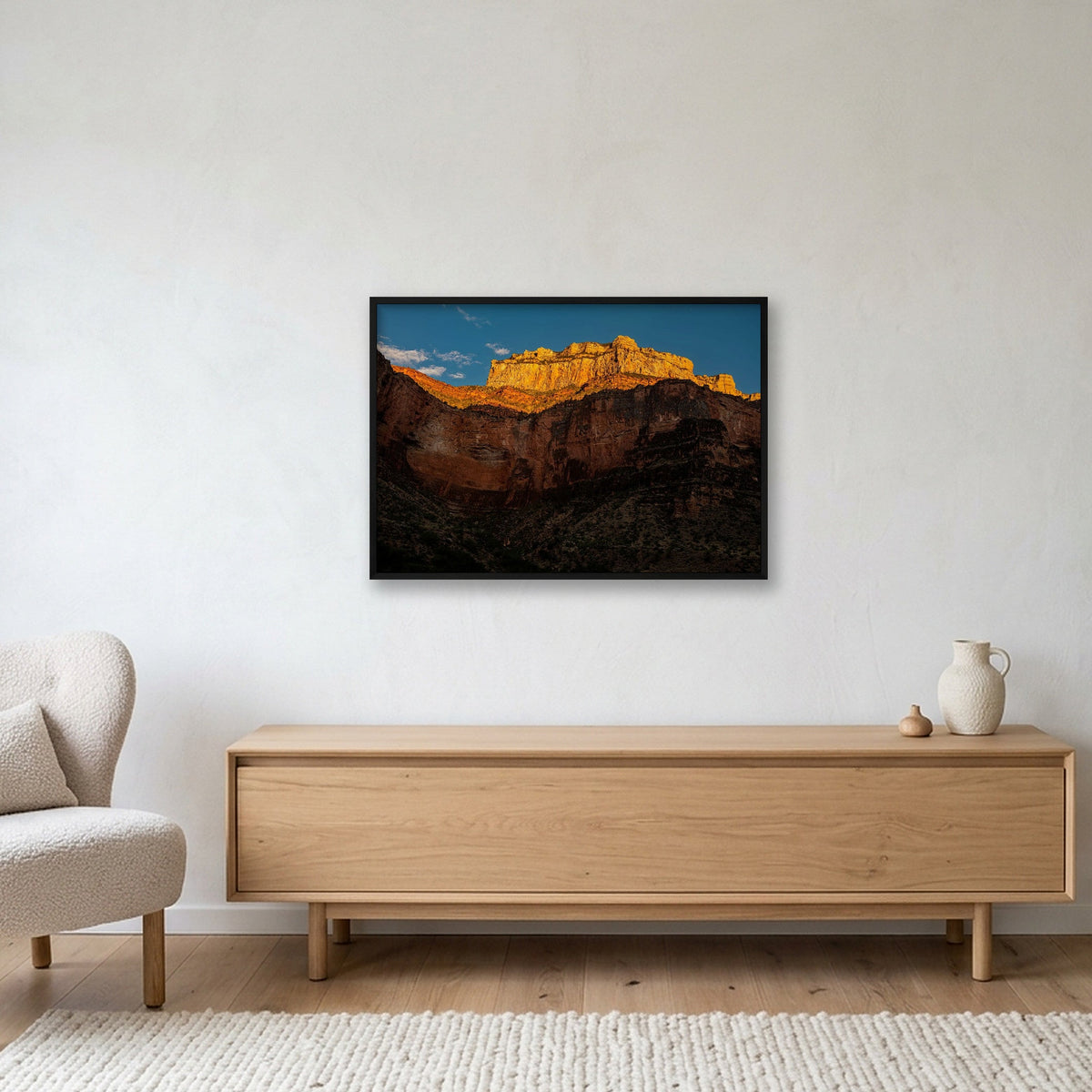 Grand Canyon #7 — 100×70cm, 39×28" Black Frame
