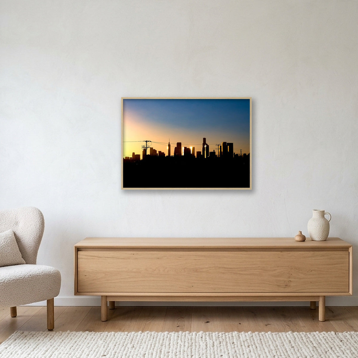 Los Angeles #2 — 100×70cm, 39×28" Oak Frame