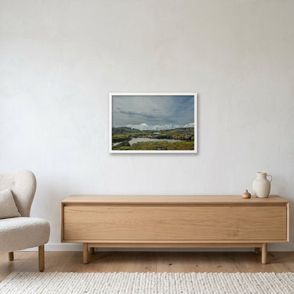 Ilulissat Landscape #4 — 60×40cm, 24×16" White Frame