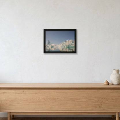 Disko Bay #4 — A4 (30×21cm, 12×8") Black Frame