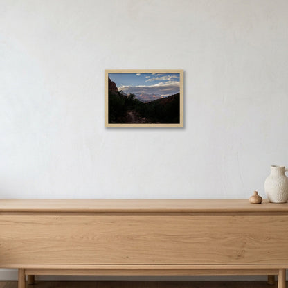 Grand Canyon #8 — A4 (30×21cm, 12×8") Oak Frame