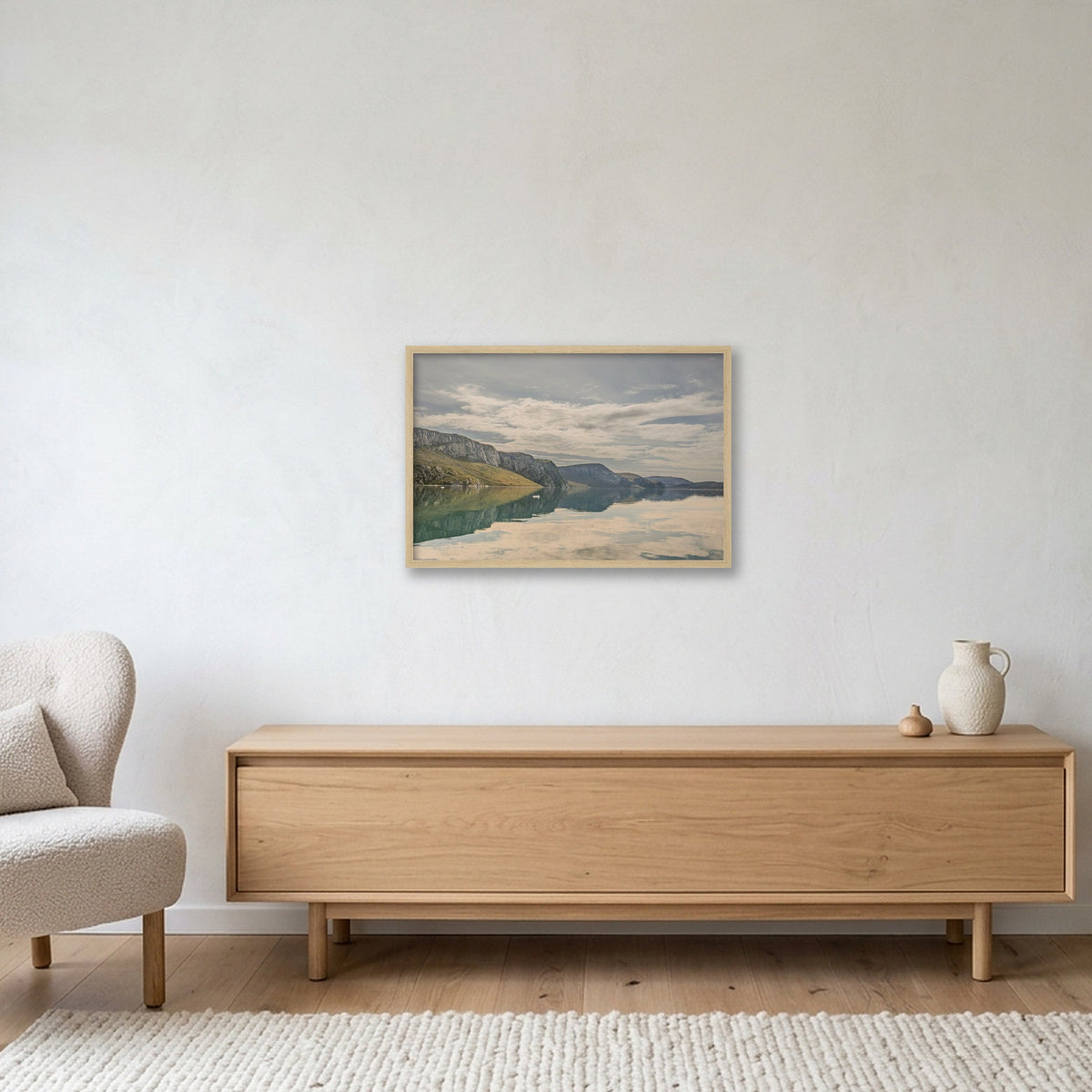 Ilulissat Landscape #12 — 60×40cm, 24×16" Oak Frame