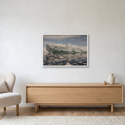 Disko Bay #15 — 100×70cm, 39×28" White Frame