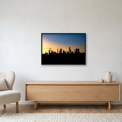 Los Angeles #2 — 100×70cm, 39×28" Black Frame