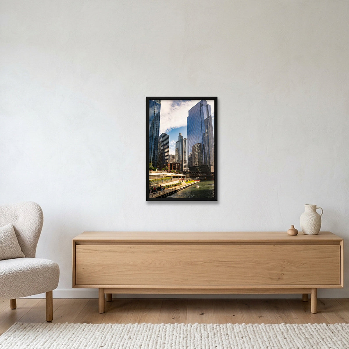 Chicago #5 — 40×60cm, 16×24" Black Frame