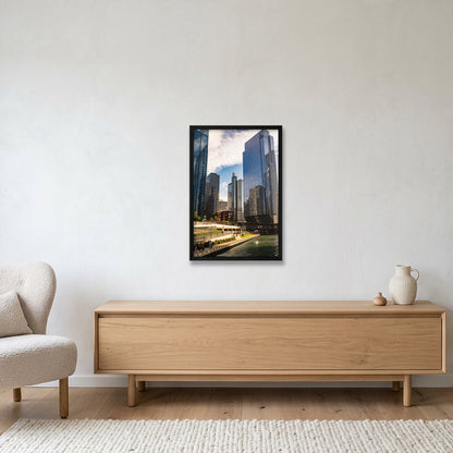 Chicago #5 — 40×60cm, 16×24" Black Frame