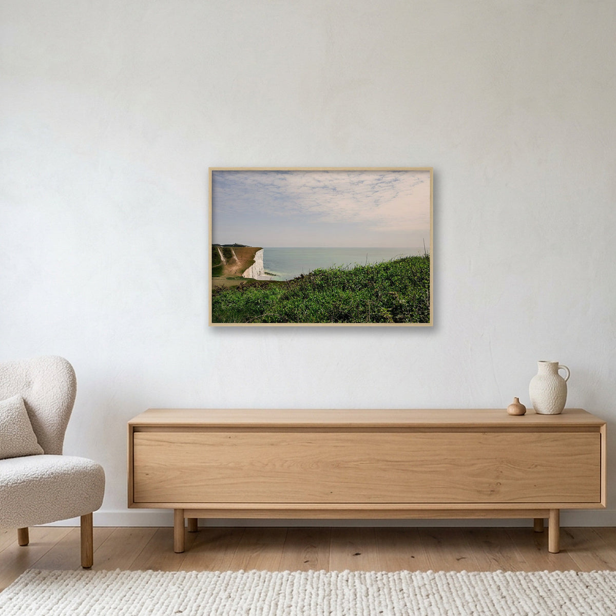 Seven Sisters #7 — 100×70cm, 39×28" Oak Frame