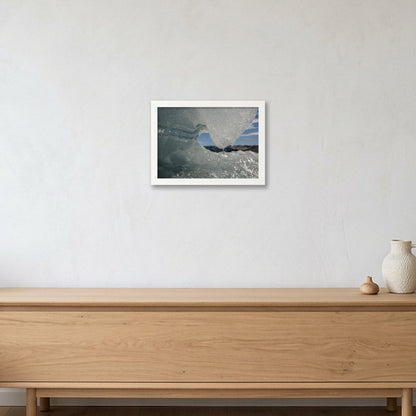 Disko Bay #17 — A4 (30×21cm, 12×8") White Frame