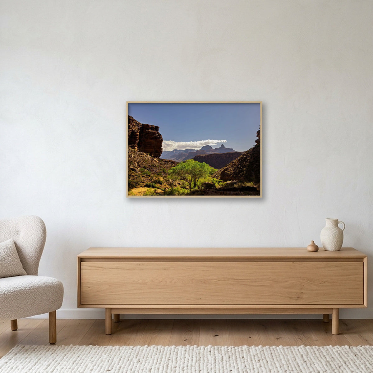 Grand Canyon #11 — 100×70cm, 39×28" Oak Frame