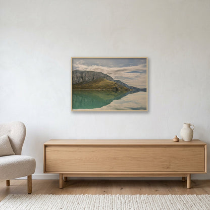 Ilulissat Landscape #10 — 100×70cm, 39×28" Oak Frame