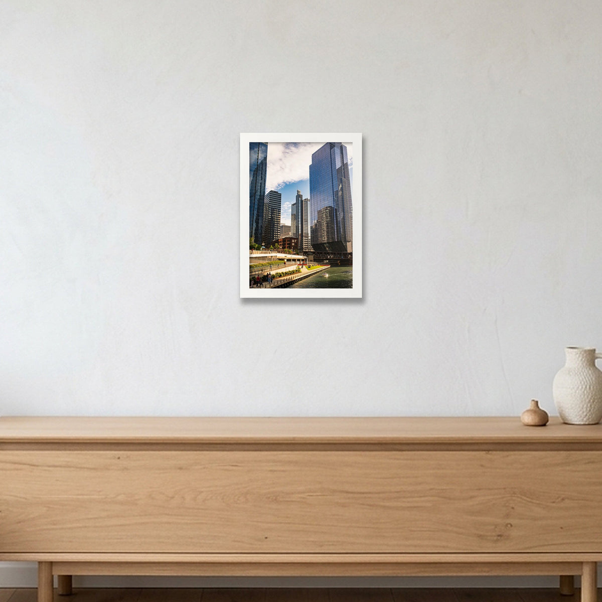 Chicago #5 — A4 (21×30cm, 8×12") White Frame