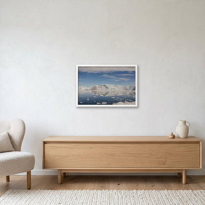 Disko Bay #6 — 60×40cm, 24×16" White Frame