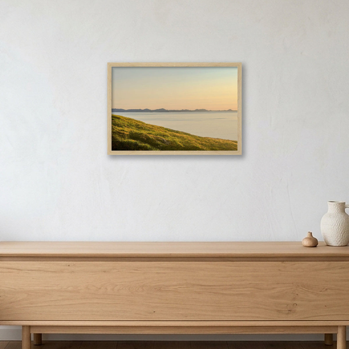Ilulissat Landscape #15 — 45×30cm, 18×12" Oak Frame