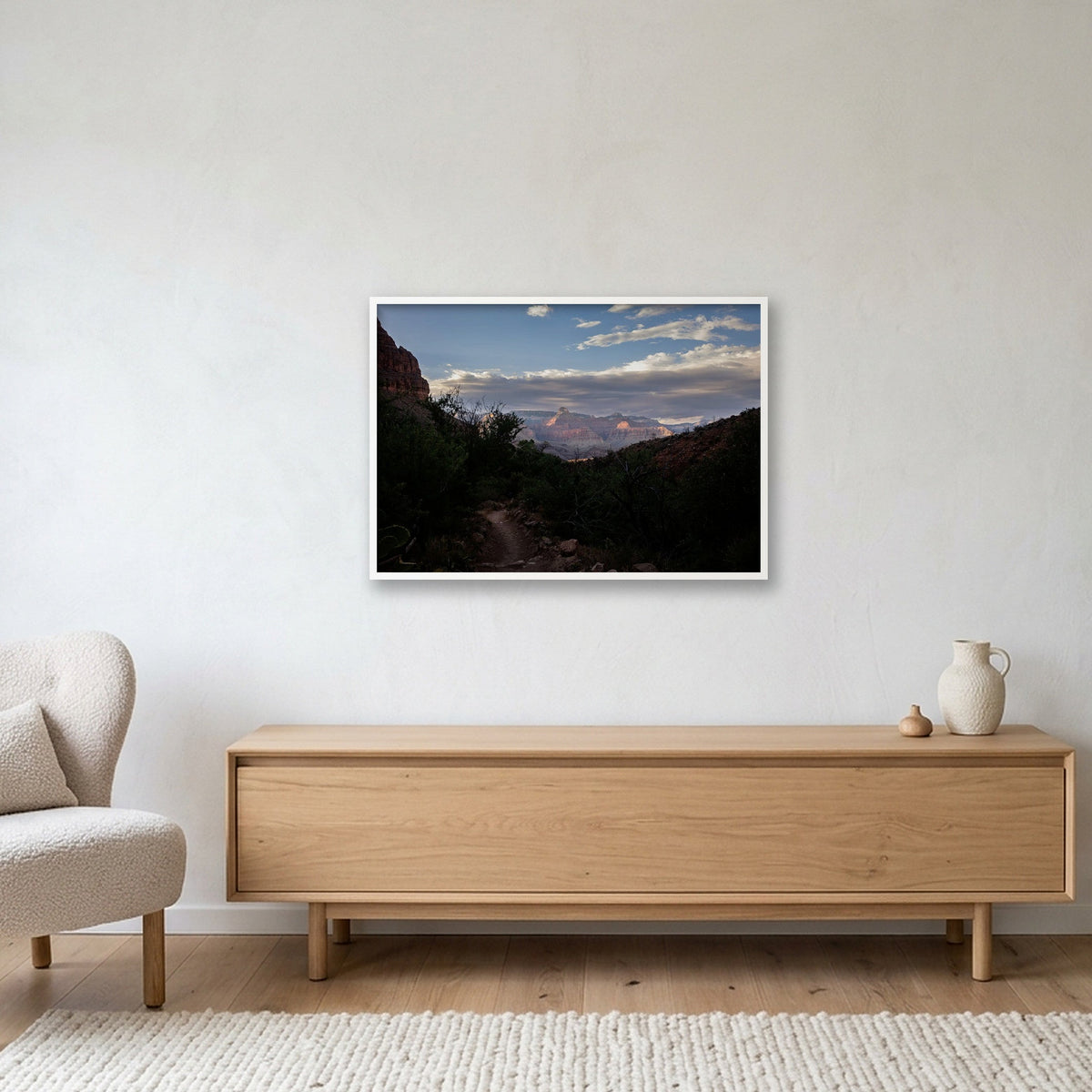Grand Canyon #8 — 100×70cm, 39×28" White Frame