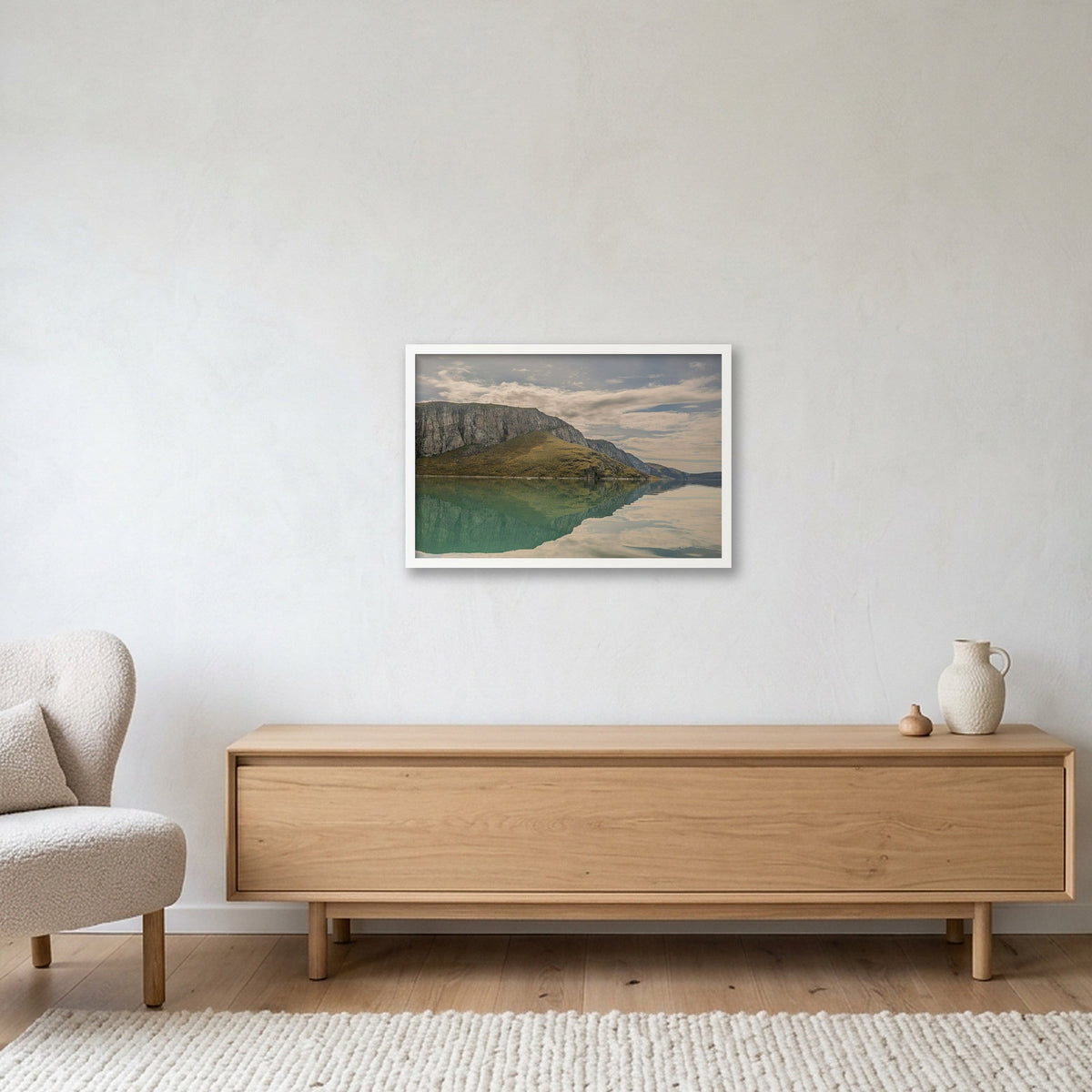 Ilulissat Landscape #10 — 60×40cm, 24×16" White Frame