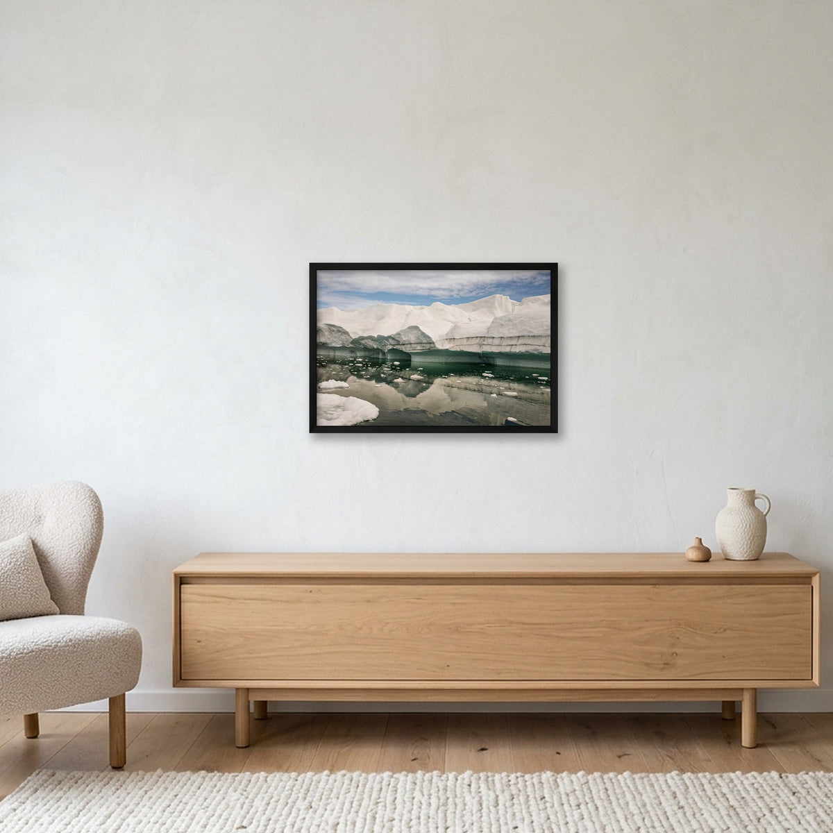 Disko Bay #16 — 60×40cm, 24×16" Black Frame