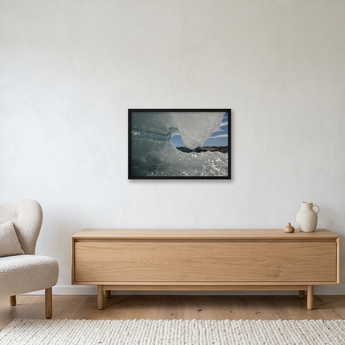 Disko Bay #17 — 60×40cm, 24×16" Black Frame