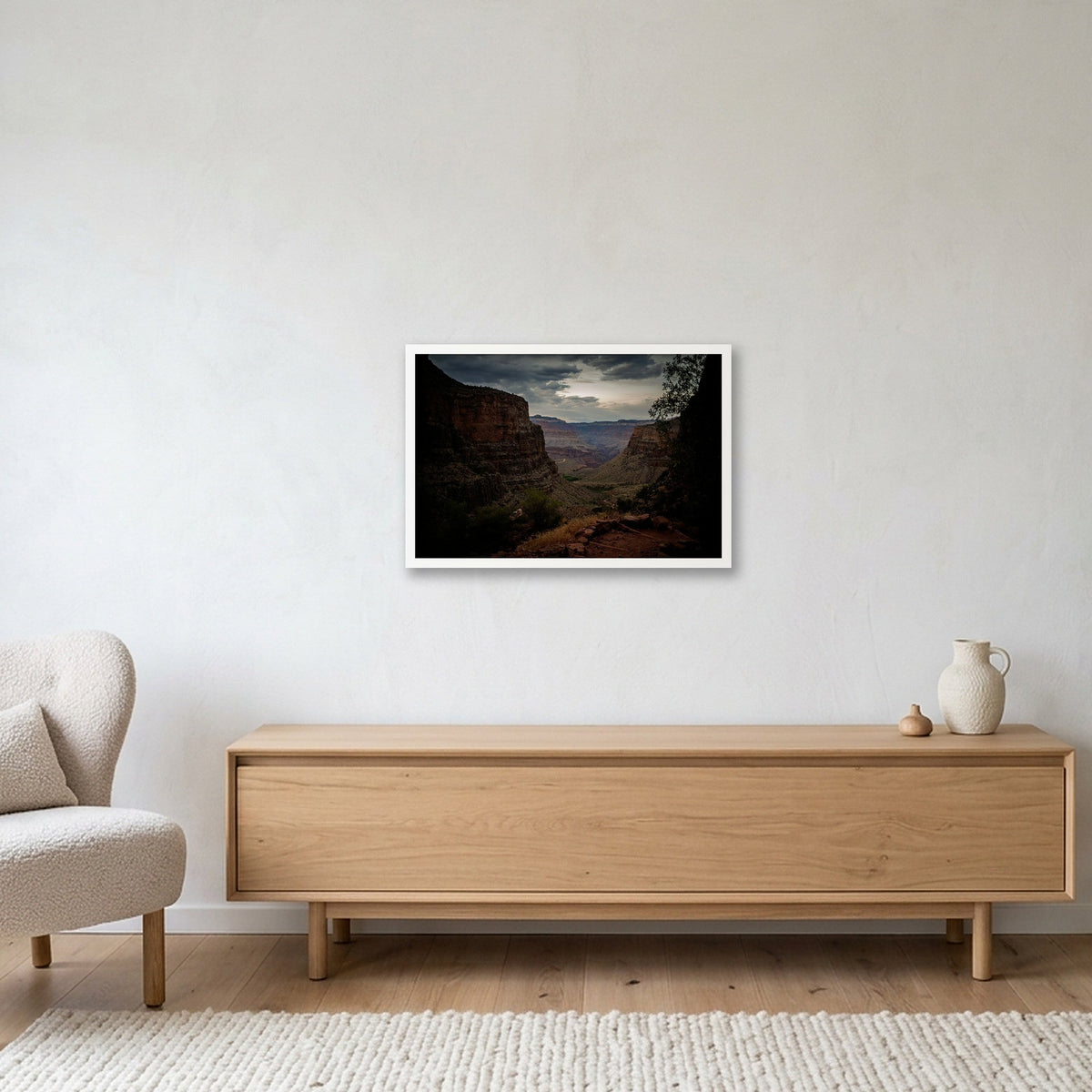 Grand Canyon #12 — 60×40cm, 24×16" White Frame